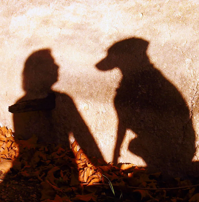 Guy Hervais with Paloma